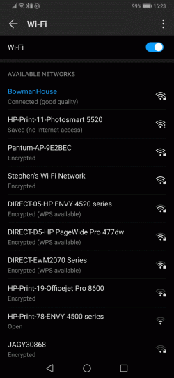 List of WiFi networks